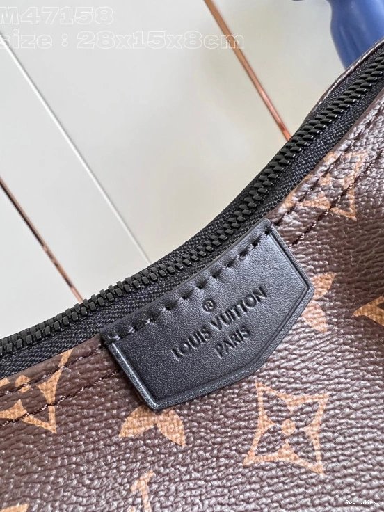 Rep ladies Hamac VUITTON Bag LOUIS PM-28.5*15*8CM 0815